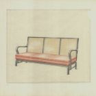 Bútorterv - kanapé látszati rajza