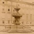 Fénykép - Kohl  vagy Leopold kút, készítette: Jeroným Kohl szobrász és Francesco Bartolomeo della Torre kőfaragó, prágai Hradzsin, 1686.
