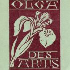 Ex libris - Olga Des Arts