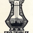 Ex libris - Erich Trummler