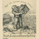 Ex libris - Kurt Luise und Doris Gelling