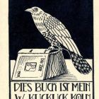 Ex libris - W. Kuckuck Köln