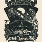 Ex libris - dr med Colomanni Péchy