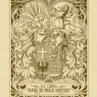 Ex libris - Franz de Paula Sarysky