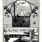 Ex libris - Alfred Doren