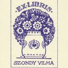 Ex libris - Szondy Vilma