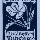 Ex libris - Magda Gräfin zu Leiningen-Westerburg