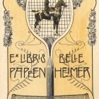 Ex libris - Belle Pappenheimer