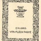 Ex libris - Vita Fleck Radde