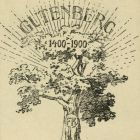 Ex libris - „ FK” (ipse) Gutenberg 1400-1900
