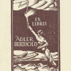 Ex libris - Adler Berthold