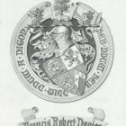 Ex libris - Francis Robert Davies címeres