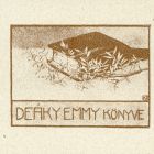 Ex libris - Deáky Emmy könyve