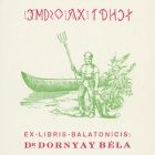 Ex libris - Balatonicis: Dr. Dornyay Béla