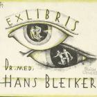 Ex libris - dr. med. Hans Bleiker