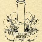 Ex libris - Eroticis Bauer Imre