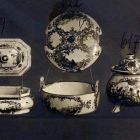 Fénykép - cukortartók, kanna, porcelán, Meissen, 1725-1740 körül, VII-VIII. Ernst Aukció