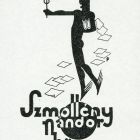 Ex libris - Szmollény Nándor könyve