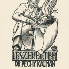 Alkalmi grafika - Leszereltem dr Péchy Kálmán