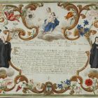 Szentkép - Francisca Maria de Baffini fogadalmi levele