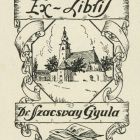 Ex libris - Dr. Szacsvay Gyula