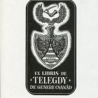 Ex libris - de Telegdy de genere Csanád