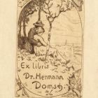 Ex libris - Dr. Hermann Domsch