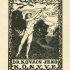 Ex libris - Dr. Kovács Jenő könyve