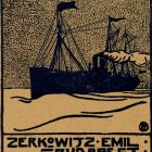Ex libris - Zerkowitz Emil