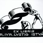 Ex libris - dr. iur. Lustig István