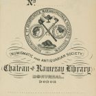 Ex libris - Chateau Ramezay Library-Montreal