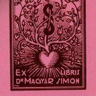 Ex libris - Dr. Magyar Simon