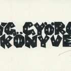 Ex libris - Víg György könyve