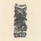 Ex libris - Kertész Károly