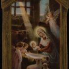 Szentkép - Mária a jászolba fekteti a gyermek Jézust