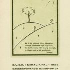 Alkalmi grafika - Újévi üdvözlet: Mihalik Pál Székesfővárosi Házinyomda