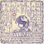 Ex libris - Verpeléti Kiss Dezső könyvjegye ez