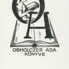 Ex libris - Obholczer Ada könyve