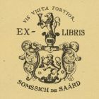 Ex libris - Somssich de Saárd