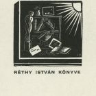 Ex libris - Réthy István könyve