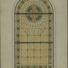 Grafika - a szegedi Fogadalmi templom apszisának ablak