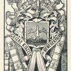 Ex libris - Geizae Kiszely de Benedekfalva