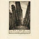 Ex libris - Dr. Josef Lenze