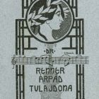 Ex libris - Dr. Renner Árpád tulajdona