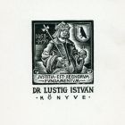 Ex libris - Dr Lustig István könyve