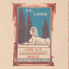 Ex libris - Carl G. F. Langenscheidt