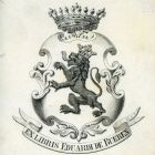 Ex libris - Eduard van Bueren címeres