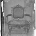 Üvegnegatív - karosszék, párnázott,  XVI.,  Lajos kora, Eszterházy kastély, Fertőd