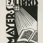 Ex libris - Mayer S. (Sándor)