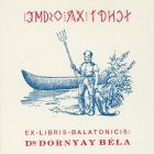 Ex libris - Balatonicis: Dr. Dornyay Béla